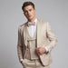 Pink Floral Shawl Lapel Tuxedo Set – Wedding and Prom