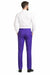 Men'S Dress Pants Trousers Flat Front Slacks PUrple Online Sale