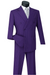 Mens Double Breasted Gangster Pinstripe Suit in Black