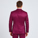 Purple Satin Tuxedo Set – 4-Piece Statement for Weddings & Proms