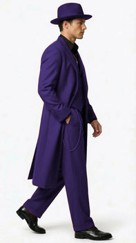 Men’s 1920s Red Zoot Suit – Long Mafia Gangster Three-Piece Vintage Outfit Zuit Pachuco Style