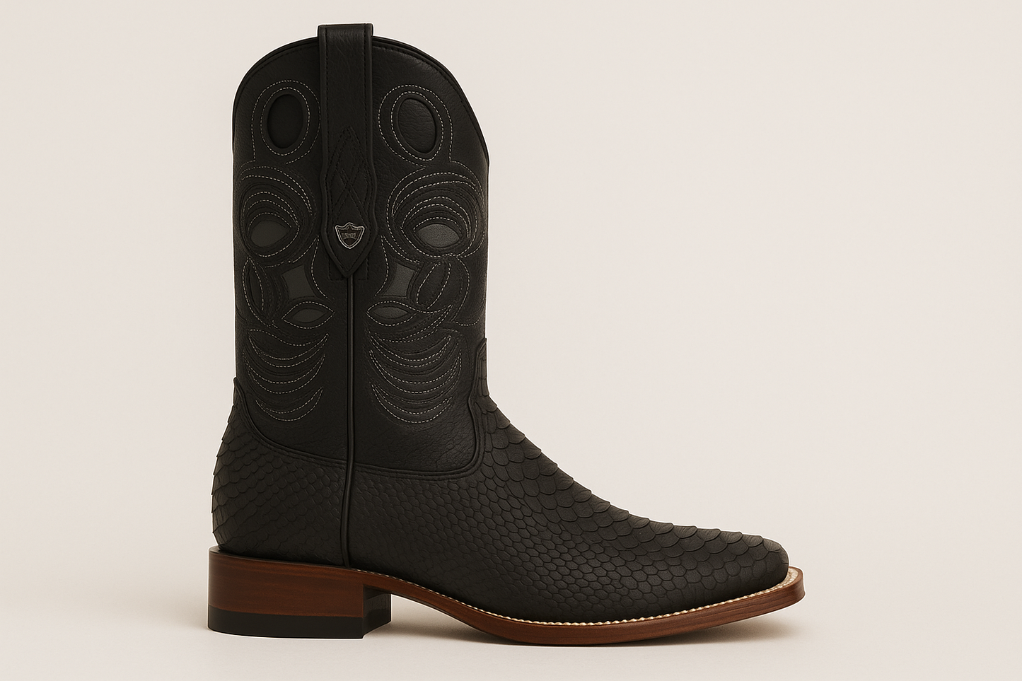 Men's Wild West Python Skin Rodeo Toe Boot 2818G5705 - Image 8