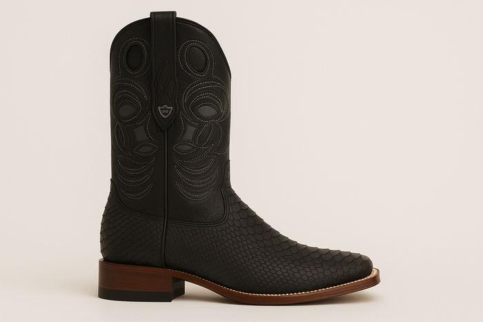 Men's Wild West Python Skin Rodeo Toe Boot 2818G5705 - Image 8