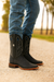 Python Snake Boots Mens Square Toe