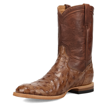 Dan Post Ardor Ostrich Boot - Full Quill Leather