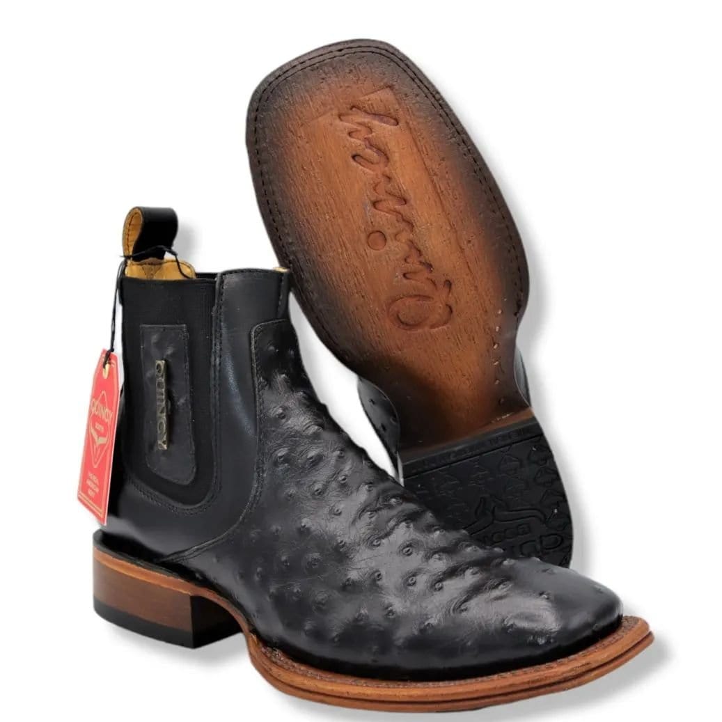 Men's Quincy Wide Square Toe Ankle Boot Q82B0305 - Image 2