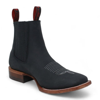 Men's Quincy Wide Square Toe Ankle Boot Q82B2705 - Image 3