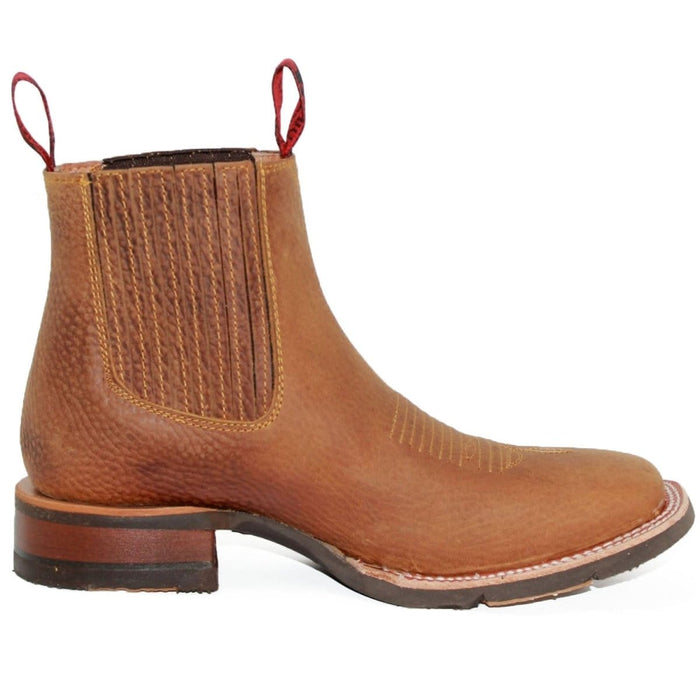 Men's Quincy Wide Square Toe Ankle Boot Q82BU2731