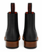 Mens Black Suede Boots - Square Toe