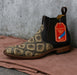 Pirarucu Print Short Cowboy Boots