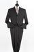 Apollo King Black Poplin Classic Fit Two-Piece Suit