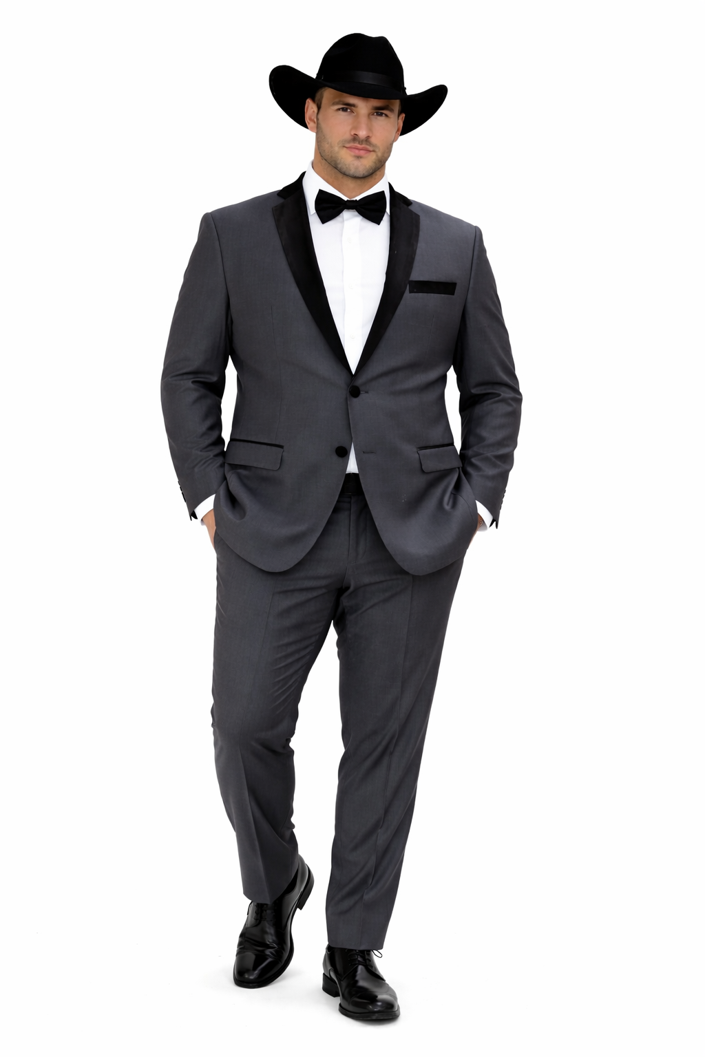 Rayon/Poly Modern Fit Suits Eleganza 2 button Blazer with Black Edge Trim Lapel Dinner Jacket suit