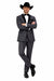 Rayon/Poly Modern Fit Suits Eleganza 2 button Blazer with Black Edge Trim Lapel Dinner Jacket suit