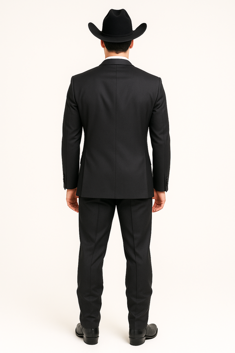 Rayon/Poly Modern Fit Suits Eleganza 2 button Blazer with Black Edge Trim Lapel Dinner Jacket suit