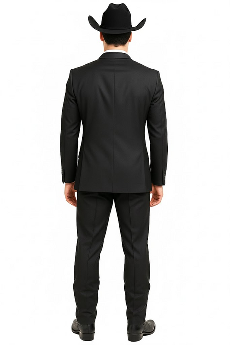 Rayon/Poly Modern Fit Suits Eleganza 2 button Blazer with Black Edge Trim Lapel Dinner Jacket suit