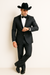 Rayon/Poly Modern Fit Suits Eleganza 2 button Blazer with Black Edge Trim Lapel Dinner Jacket suit