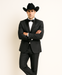 Rayon/Poly Modern Fit Suits Eleganza 2 button Blazer with Black Edge Trim Lapel Dinner Jacket suit