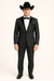 Rayon/Poly Modern Fit Suits Eleganza 2 button Blazer with Black Edge Trim Lapel Dinner Jacket suit