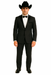 Rayon/Poly Modern Fit Suits Eleganza 2 button Blazer with Black Edge Trim Lapel Dinner Jacket suit