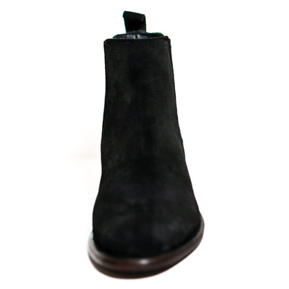 Los Altos Men's Toe Roper Boot Gamuza Black - Gamuza Black