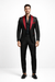 Red Prom Tuxedo - Wedding Suit - Groom Tuxedo Suit