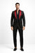 Red Prom Tuxedo - Wedding Suit - Groom Tuxedo Suit