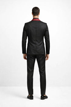 Red Prom Tuxedo - Wedding Suit