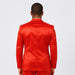 Red Satin Tuxedo Set – 4-Piece Statement for Weddings & Proms