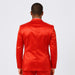 Red Satin Tuxedo Set – 4-Piece Statement for Weddings & Proms