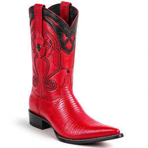 Men's Wild West Teju Lizard Skin 3X Toe Boots 29507 - Image 33