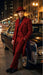 Men’s 1920s Red Zoot Suit – Long Mafia Gangster Three-Piece Vintage Outfit Zuit Pachuco Style