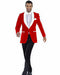 Mens Prom Blazer - Dark Red ~ White Blazer For Homecoming