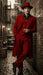 Men’s 1920s Beige Zoot Suit – Long Mafia Gangster Three-Piece Suit in Tan Khaki Color 40 inch Zuit Pachuco Suit