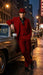 Men’s 1920s Beige Zoot Suit – Long Mafia Gangster Three-Piece Suit in Tan Khaki Color 40 inch Zuit Pachuco Suit