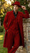 Men’s 1920s Beige Zoot Suit – Long Mafia Gangster Three-Piece Suit in Tan Khaki Color 40 inch Zuit Pachuco Suit