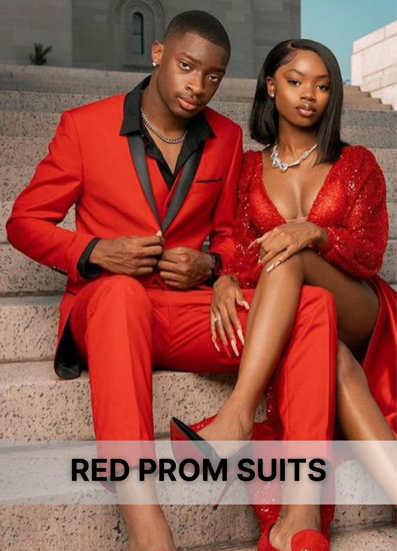 red prom suits