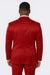 Burgundy Satin Tuxedo Set – 4-Piece Ensemble for Weddings & Proms