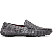 Marco Di Milano Remo Gray Caiman Crocodile Driving Shoes