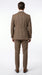 Men’s Light Brown Great Gatsby Tweed Herringbone Vested Suit, Tobey Maguire Inspired 1920s Formal Outfit