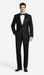 Renoir Suits - Renoir Fashion Mens Polyester/Viscose Classic Fit Two Piece Ribbon Finish Tuxedo In Black