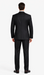 Renoir Suits - Renoir Fashion Mens Polyester/Viscose Classic Fit Two Piece Ribbon Finish Tuxedo In Black