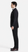 Renoir Suits - Renoir Fashion Mens Polyester/Viscose Classic Fit Two Piece Ribbon Finish Tuxedo In Black
