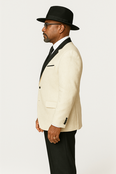 Harlem Nights Movie Clothing Outfit - 1920s Costume Party Mens Suit + Hat Shirt and Tie