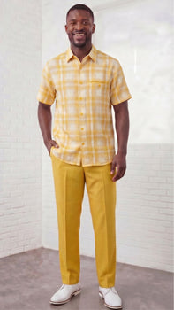 Mens 2 Piece Walking Suit - Classic Plaid