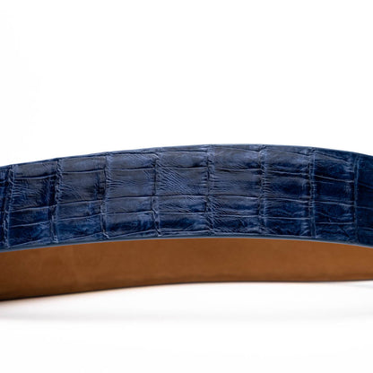 Marco_Di_Milano Riccardo Belt Blue Jeans Leather Loafer
