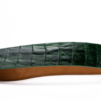 Marco Di Milano Riccardo Belt Forest Green Leather Shoe
