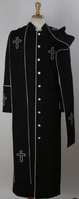 Mens Church Robe - Multiple Colors Available Black