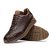Marco Di Milano Roma Brown Genuine Caiman Crocodile / Woven Leather Fashion Sneakers