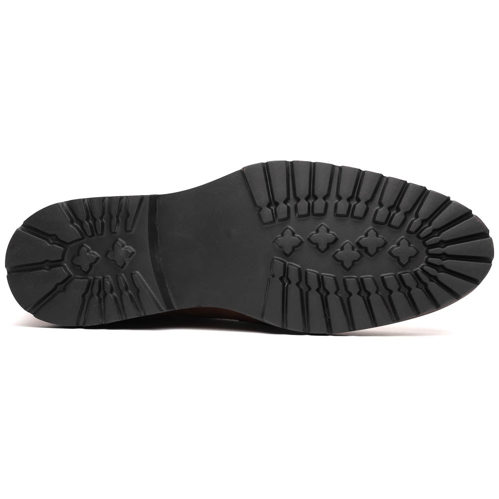Zelli Rezza Italian Suede Chukka Boot in Black with Vibram Sole