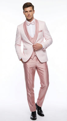 Rose Gold Suit - Pink Suit - Slim Fit